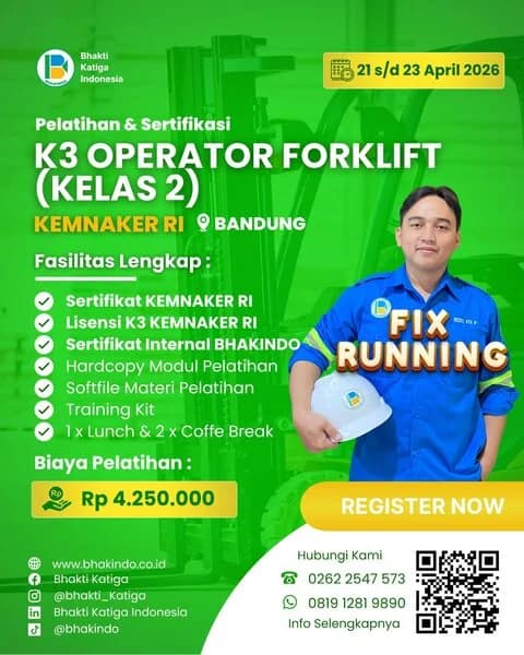 pelatihan forklift kelas 2